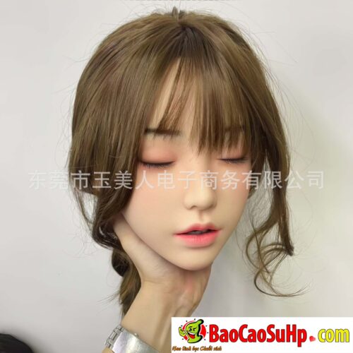 Đầu búp bê tình dục Full Silicone Kanna công chúa nhắm mắt xinh đẹp