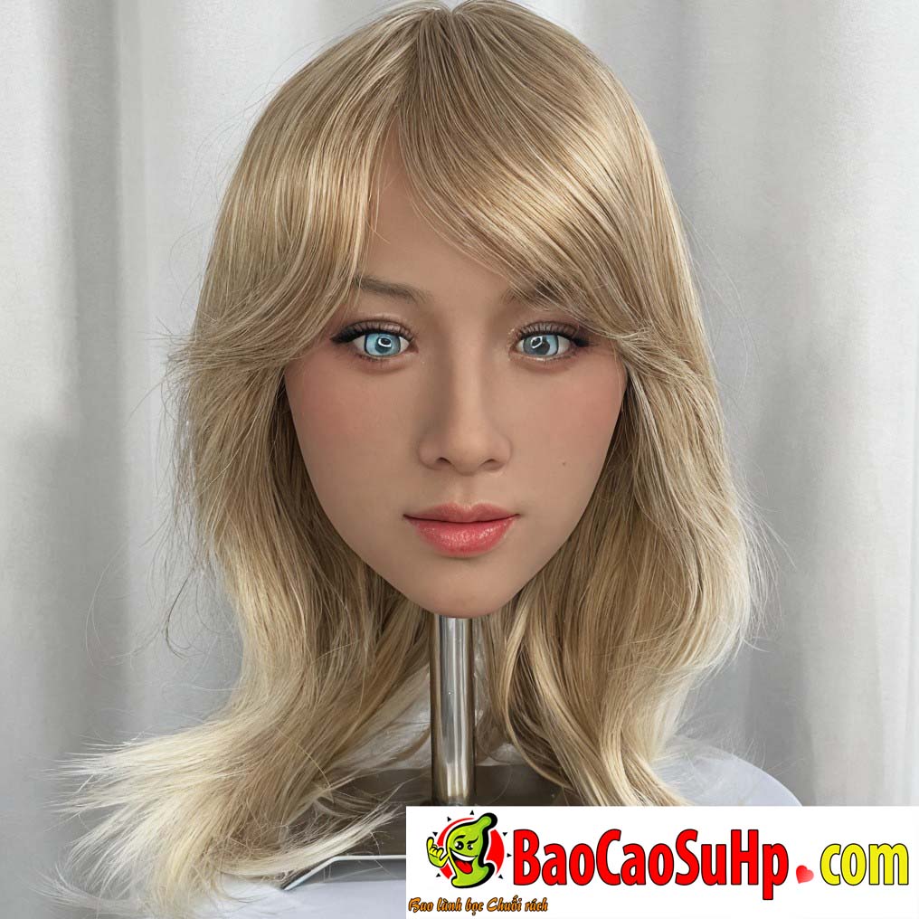 Đầu búp bê tình dục full silicone HT 2026 da màu - ảnh 44