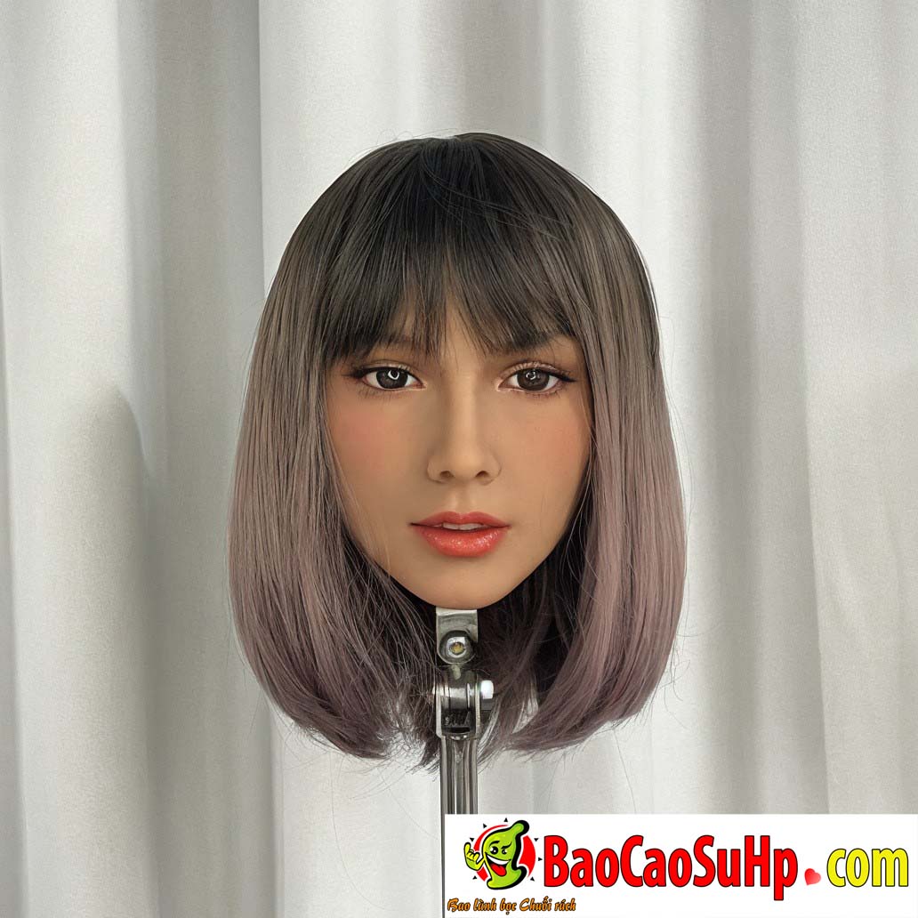 Đầu búp bê tình dục full silicone HT 2026 da màu - ảnh 45
