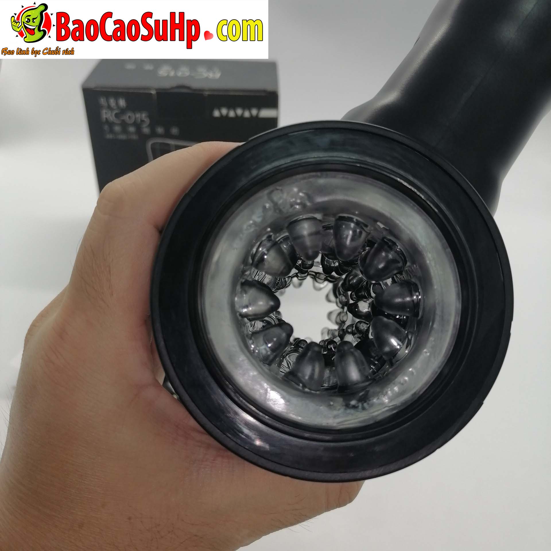 Cốc thủ dâm tự động Black Mark thụt lên xuống nhỏ gọn mạnh mẽ RC-015 - ảnh giới thiệu 15