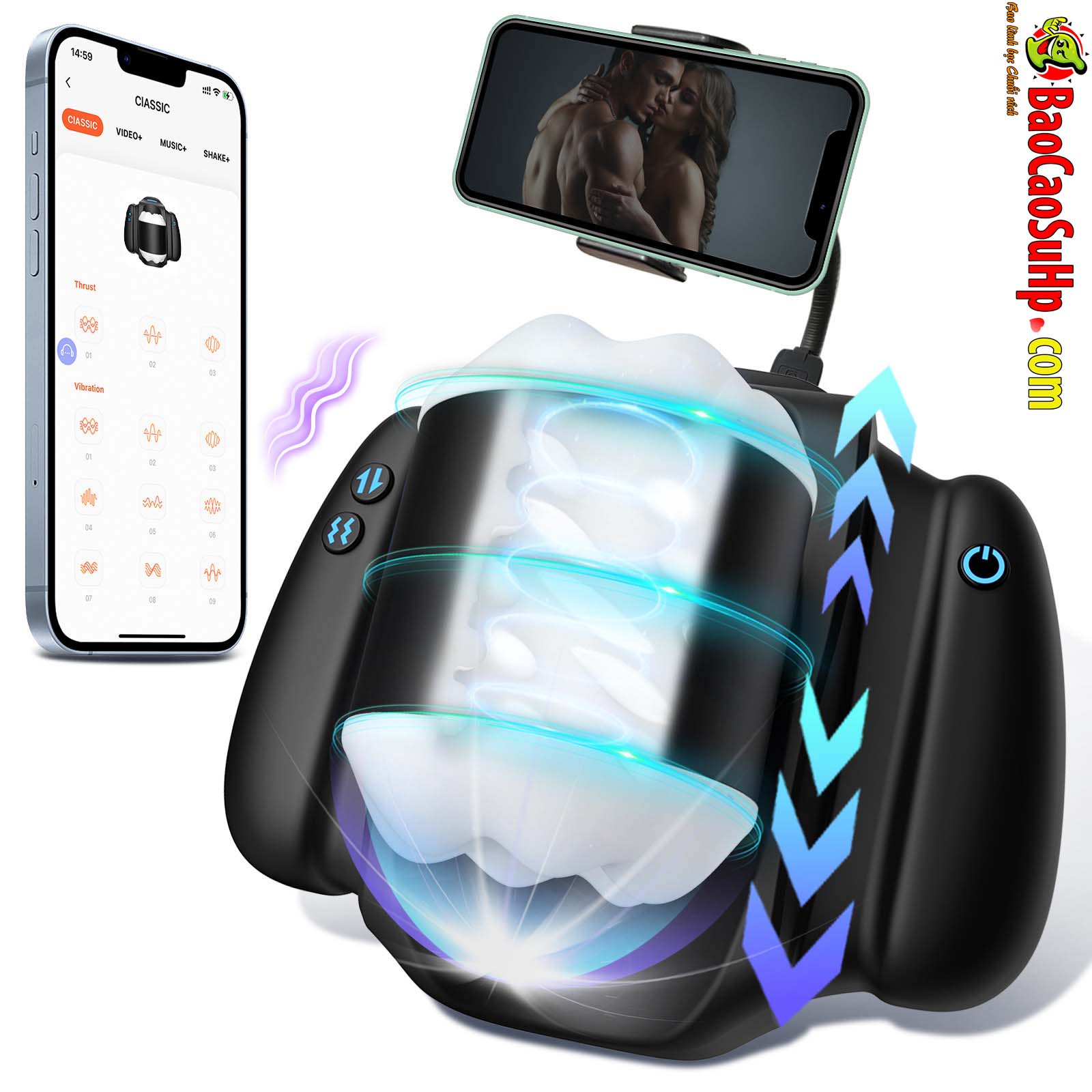 Hình ảnh giới thiệu Cốc thủ dâm mini Amaotoha điều khiển APP - ảnh 1