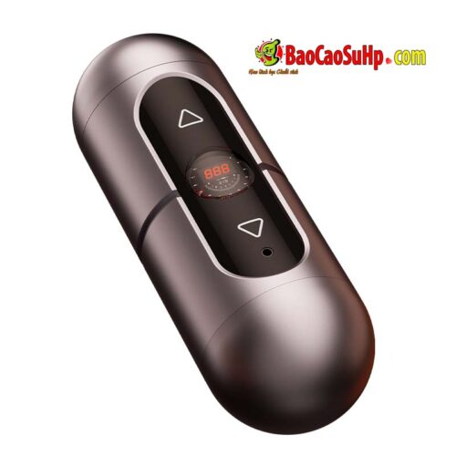 Cốc thủ dâm 2 đầu Mizzzee Miki Savior-X màn LCD rung nhiều chế độ nhỏ gọn