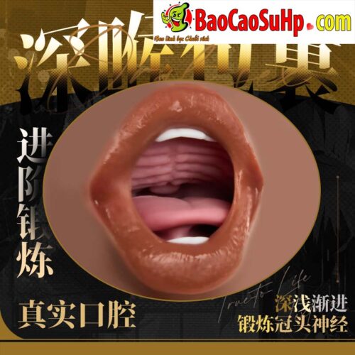 Miệng giả nguyên khối Rishima oral cực đã môi dày gợi cảm 3in1 780g