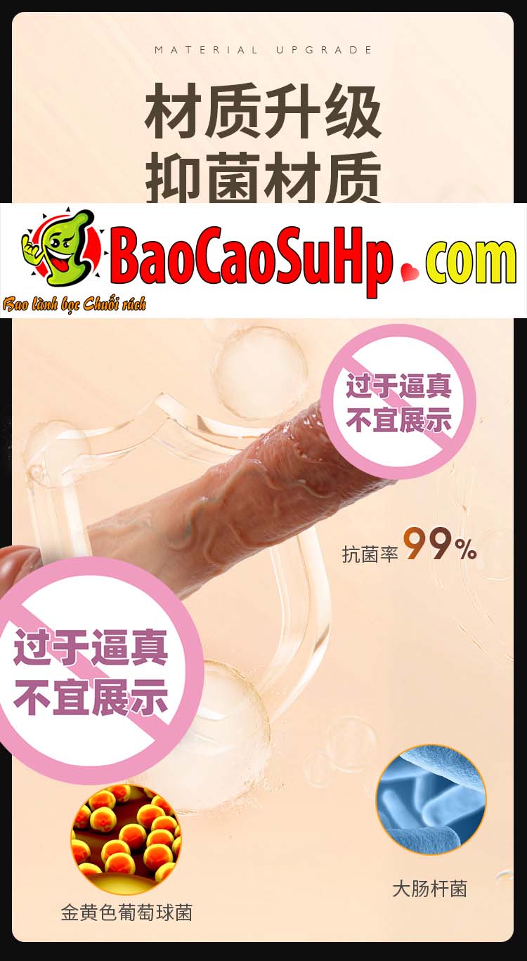 Hình ảnh giới thiệu Dương vật giả đóng đất silicone Mizzzee Rung lắc Primal Instinct 2