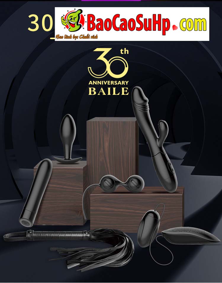 Bộ Dương vật giả, máy rung, trứng rung Baile 30 anniversary Prestige 6 món