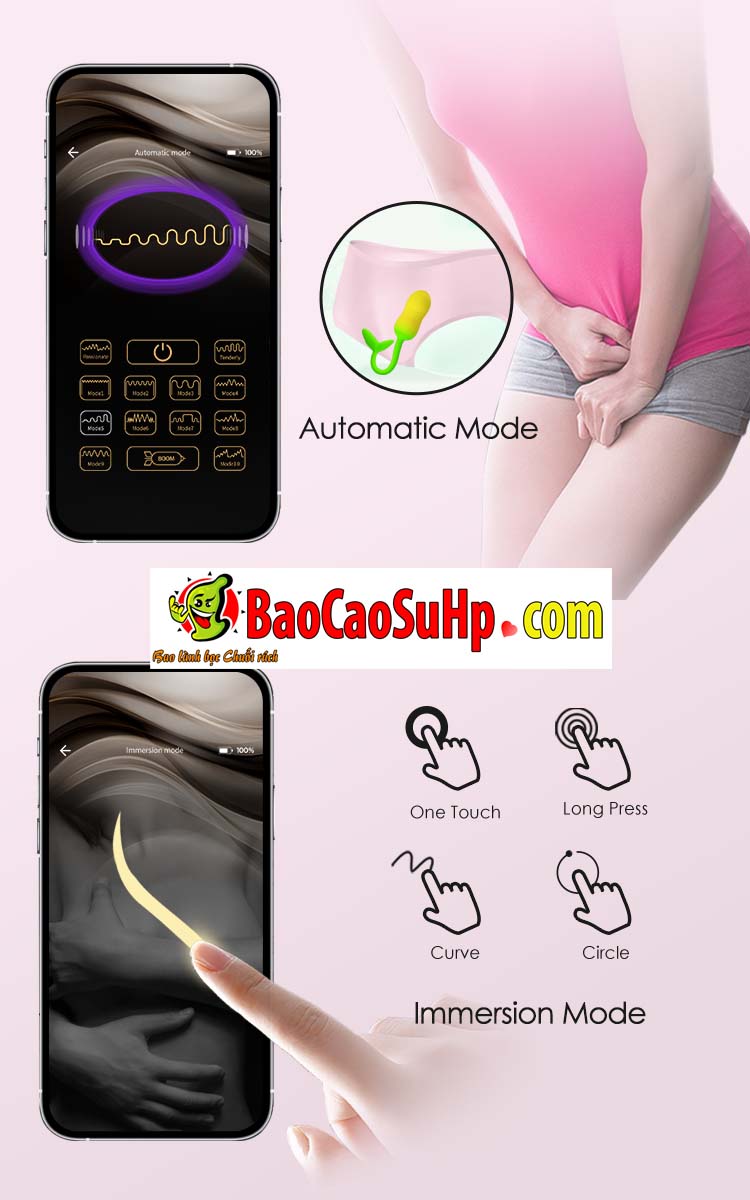 Hình ảnh giới thiệu Trứng rung điều khiển APP Global Prettylove Silicone Poulsen Đậu thần BI-300129HP 8