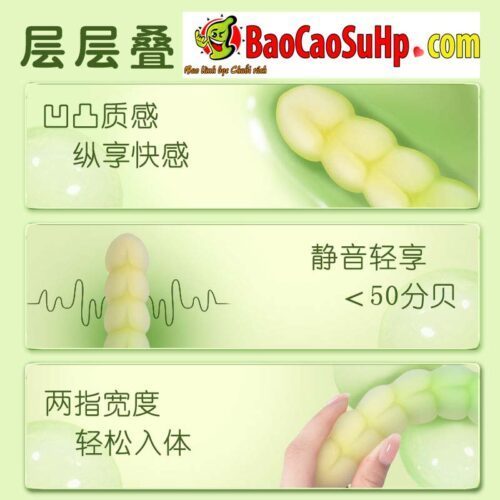 Máy rung pink peach tower 3D đa năng kích thích nhỏ gọn