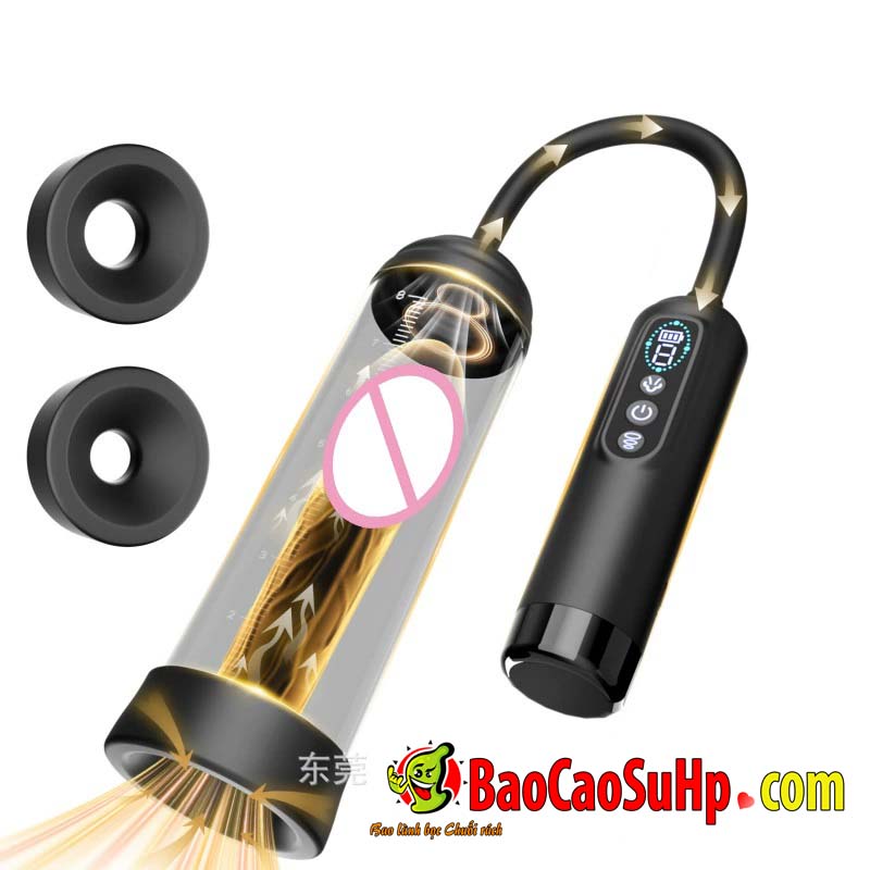 Máy tập luyện làm to cậu bé hút chân không Black Rennes hỗ trợ cương to dài hơn