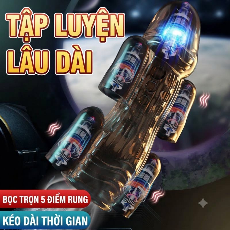 Máy tự sướng có chức năng massage và tập luyện cậu bé Jiuuy GO Ryker