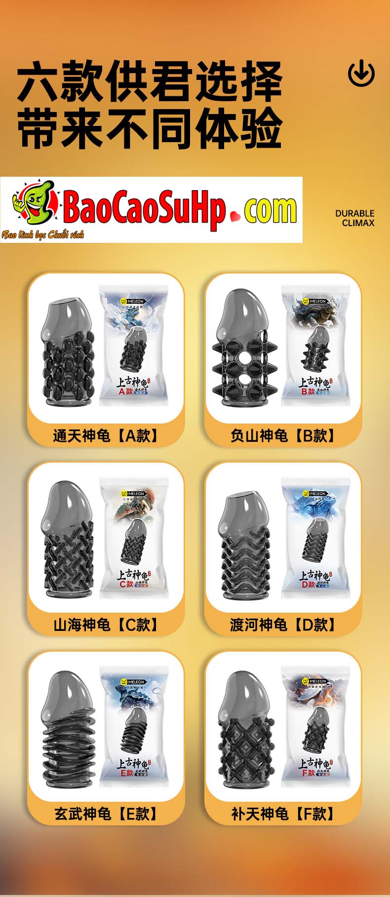 Ảnh giới thiệu Combo 2 bao cao su donden hở đầu Sullivan 4