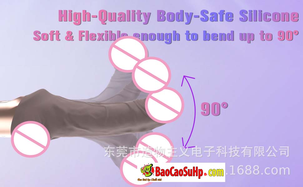Dương vật giả Silicone Tenebris rung thụt ảnh 9