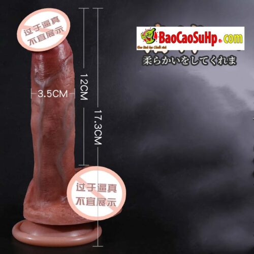 Dương vật giả Silicone Coc Tamomaha 3D siêu thực như thật bền an toàn