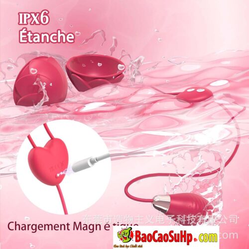 Trứng rung điều khiển APP Taille Parfaite 2in1 rung kích thích và bộ hút ti tích hợp