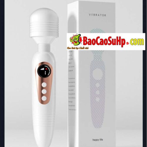 Chày rung phát nhiệt Mizzzee Happy Life White Firebaby giá rẻ rung mạnh
