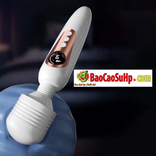 Chày rung phát nhiệt Mizzzee Happy Life White Firebaby giá rẻ rung mạnh