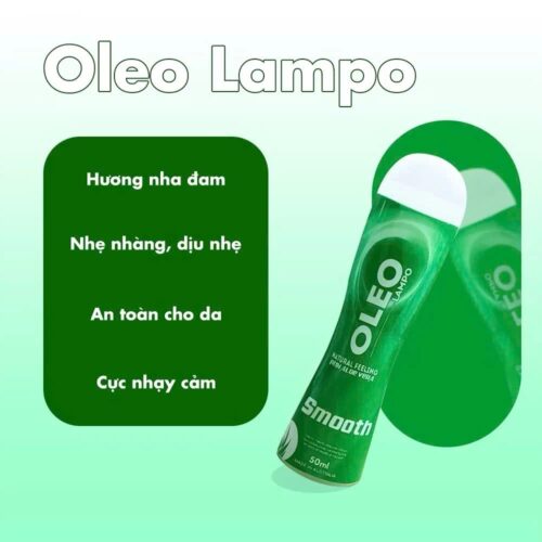 Gel Bôi Trơn Oleo Lampo Smooth Nha Đam 50ml: Dịu Nhẹ, Mượt Mà Cho Những Tâm Hồn Nhạy Cảm