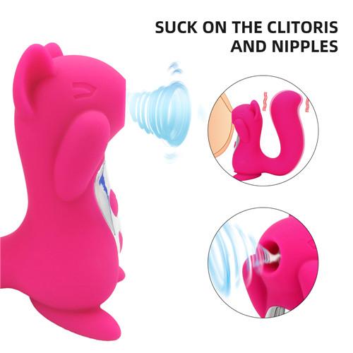 Máy massage hình con sóc Stouch rung hút kích thích đa điểm
