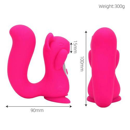 Máy massage hình con sóc Stouch rung hút kích thích đa điểm