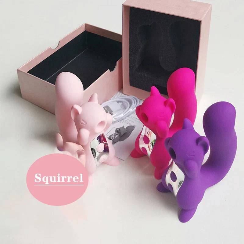 Máy massage hình con sóc Stouch rung hút kích thích đa điểm