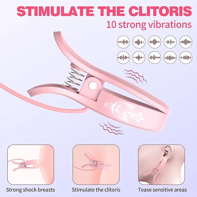 Milo Breast Clamp Bộ Kẹp Vú Kích Thích Nhũ Hoa Và Âm Vật