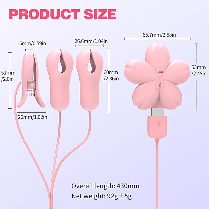 Milo Breast Clamp Bộ Kẹp Vú Kích Thích Nhũ Hoa Và Âm Vật
