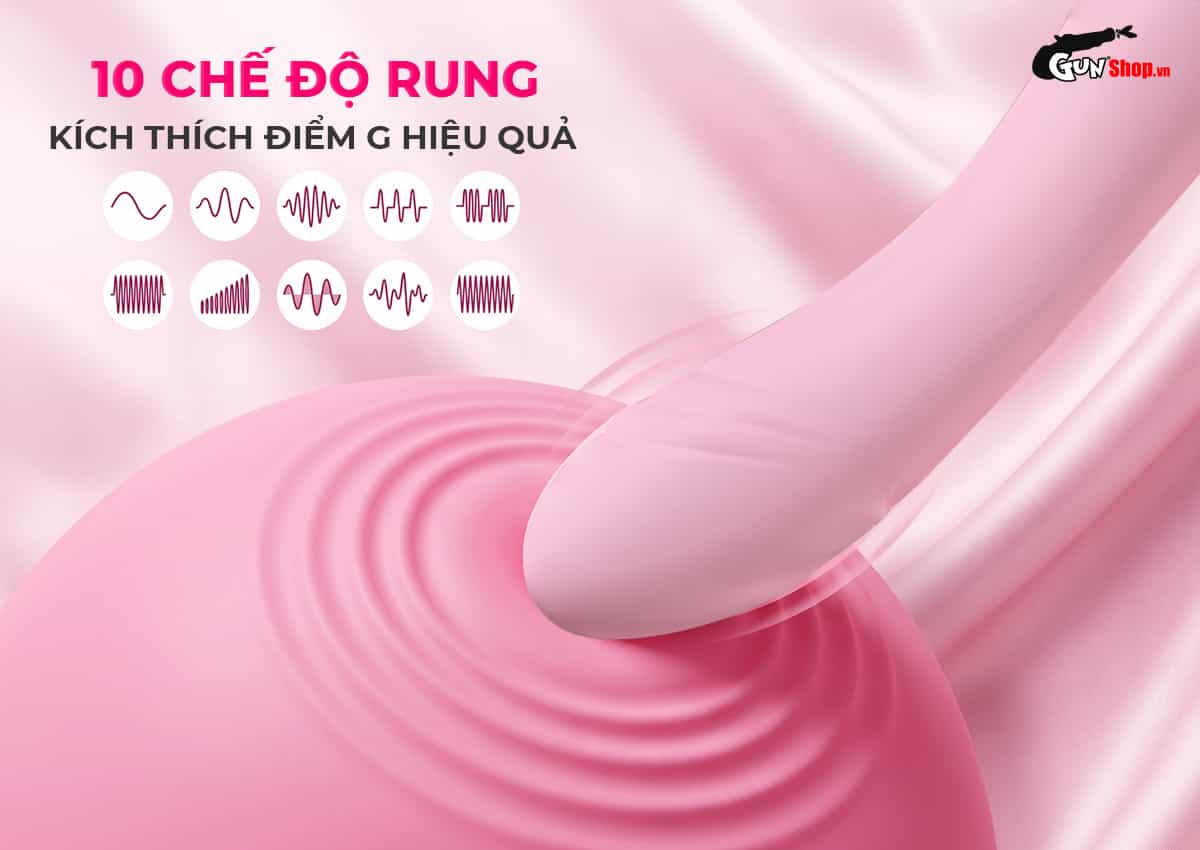Galaku Ballet 2in1 với 10 chế độ rung kích thích đạt khoái cảm