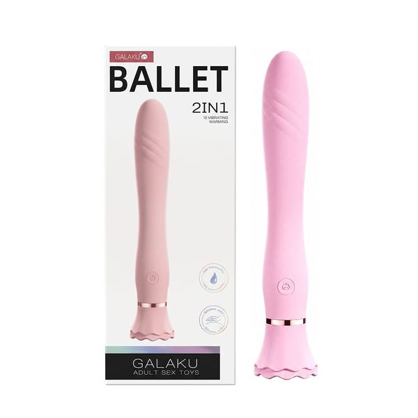 Dương vật giả hít tường Galaku Ballet 2in1