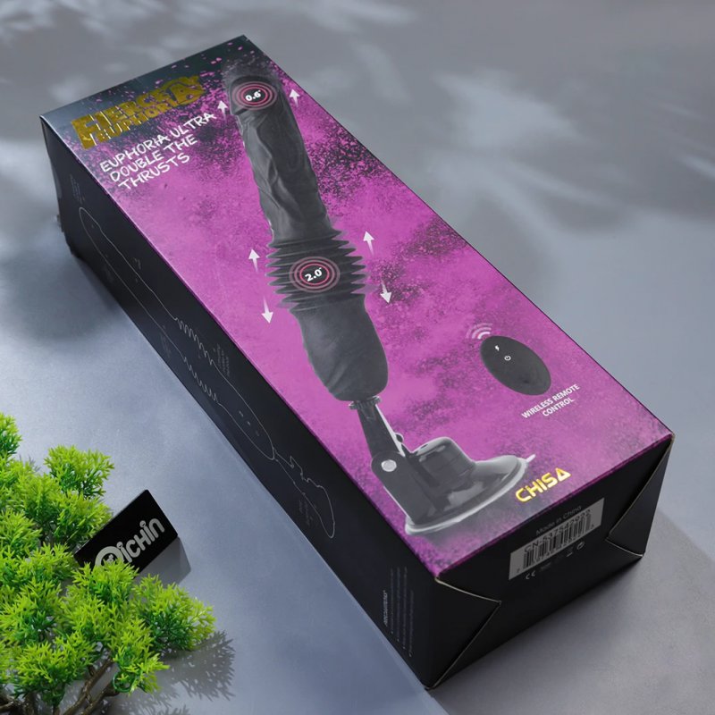 Dương vật giả đa năng Chisa Euphoria rung thụt kết hợp gắn tường