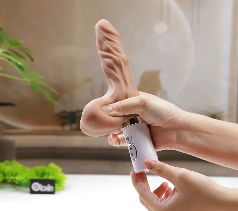 Dương vật rung thụt Mode Design Shiorime Rinbu silicone mềm mại