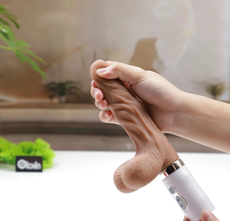 Dương vật rung thụt Shiorime Rinbu - Chất liệu silicone mềm mại