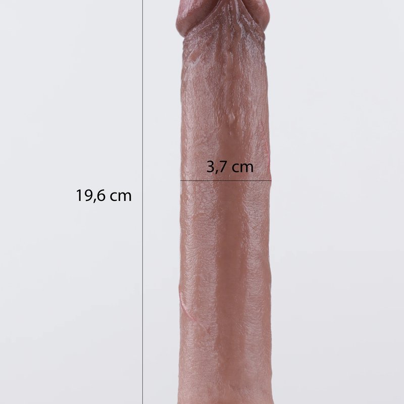 Lovetoy Softee Real 9 inch gân guốc mạnh mẽ 10 chế độ rung
