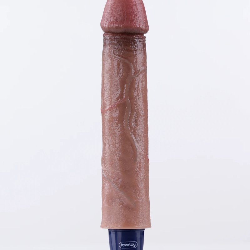 Lovetoy Softee Real 9 inch gân guốc mạnh mẽ 10 chế độ rung
