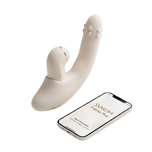 Dương vật giả Svakom Fatima Plus bi xoay massage điều khiển qua app