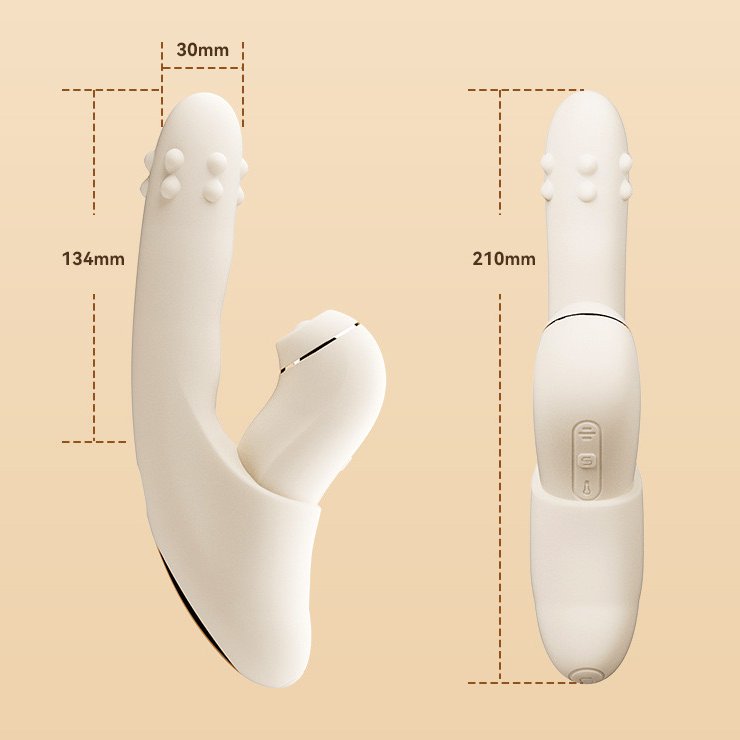 Dương vật giả Svakom Fatima Plus bi xoay massage điều khiển qua app