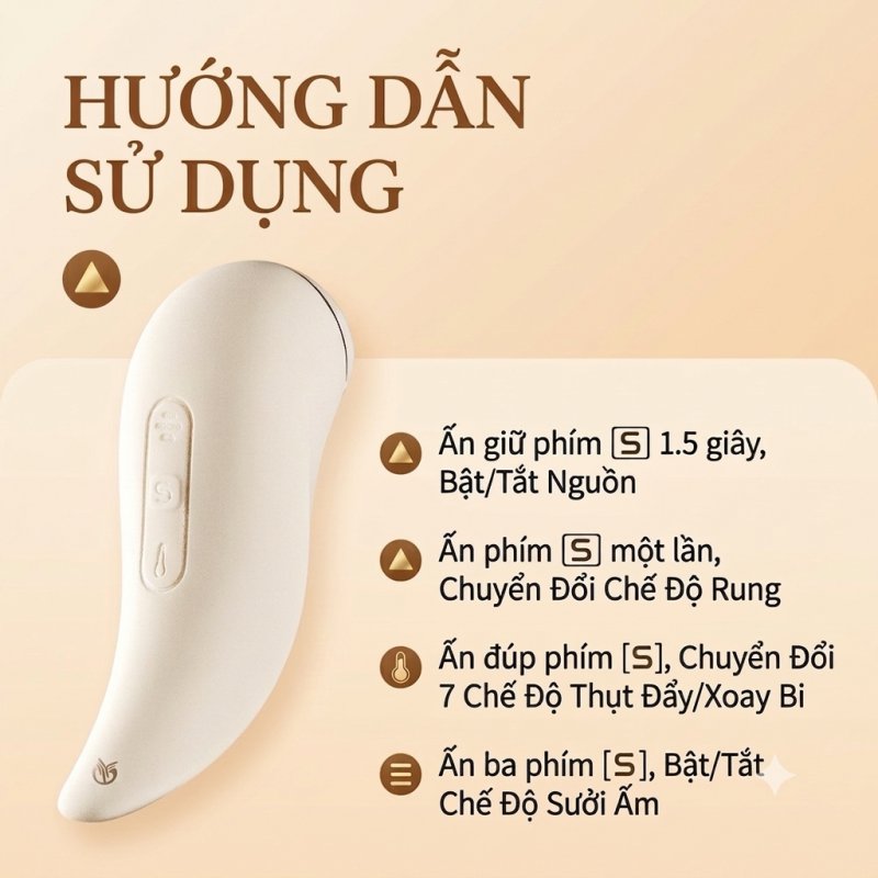 Dương vật giả Svakom Fatima Plus bi xoay massage điều khiển qua app