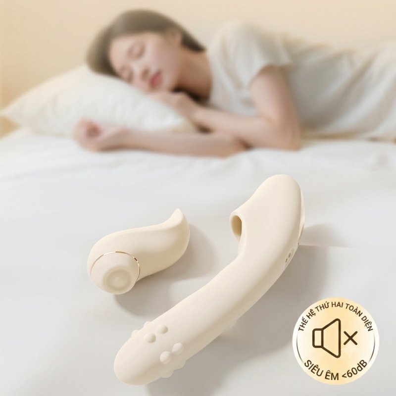Dương vật giả Svakom Fatima Plus bi xoay massage điều khiển qua app
