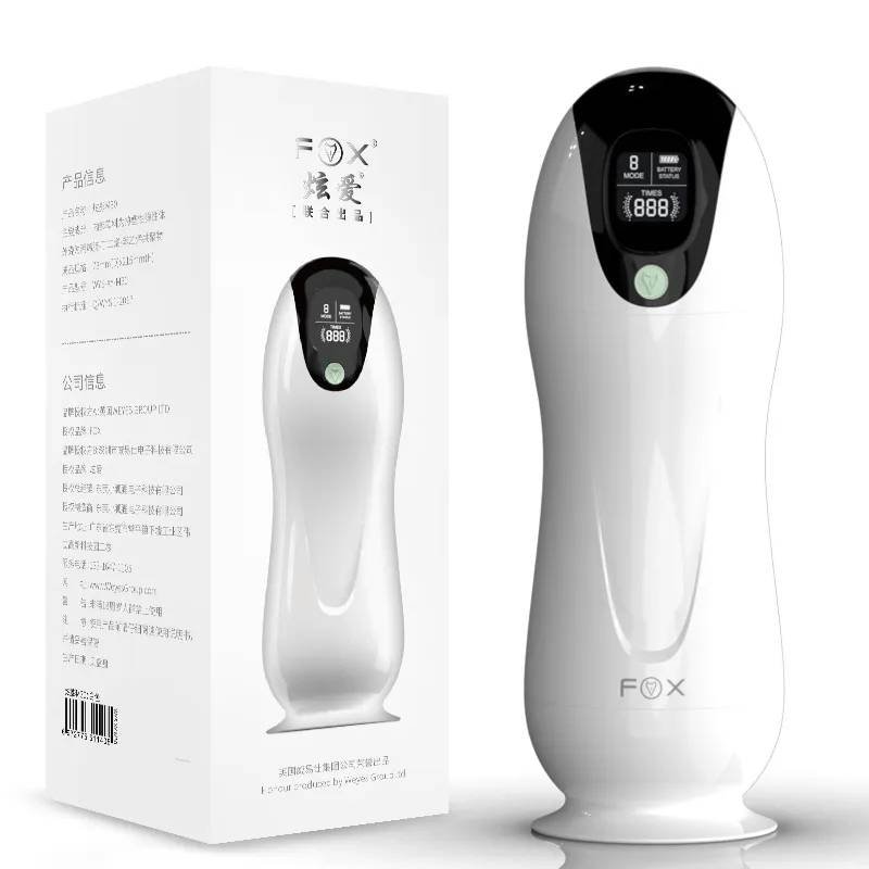Âm đạo giả Fox M30 rung co bóp cốc thủ dâm mút thịt dày hồng hào