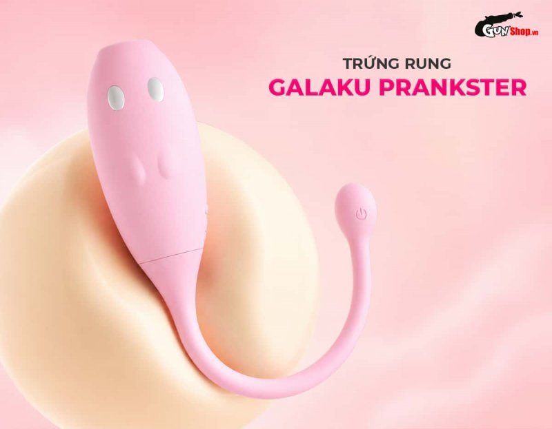 Trứng rung tình yêu Galaku Prankster nhỏ gọn kích thích điện áp thấp mới lạ