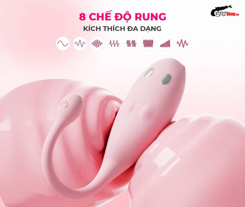 Galaku Prankster có 8 chế độ rung đa dạng kích thích