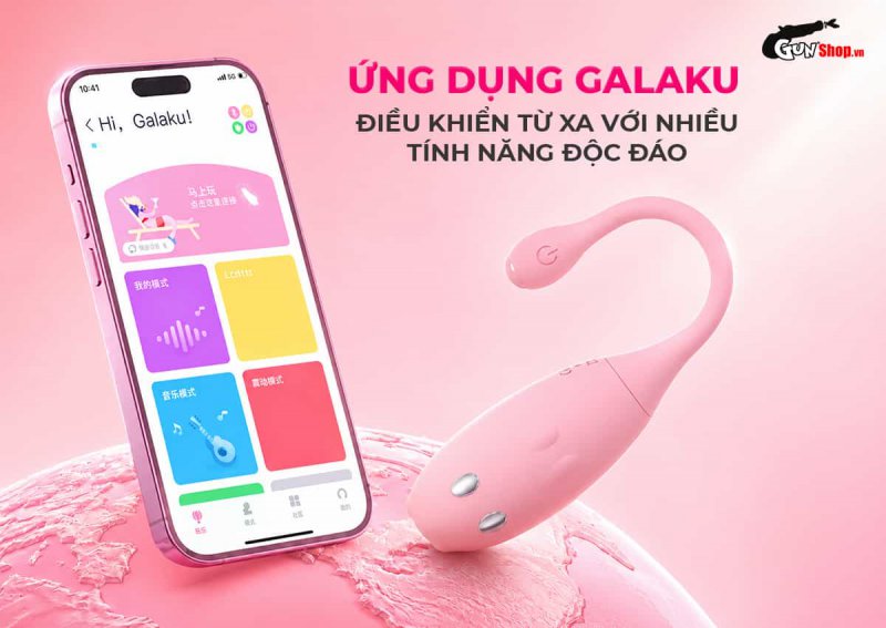 Galaku Prankster có thể sử dụng qua ứng dụng Galaku