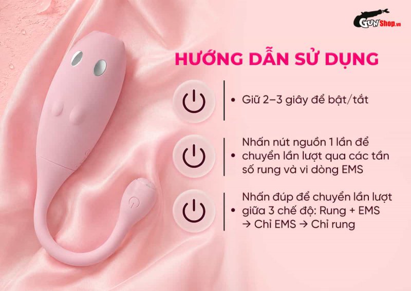 Hướng dẫn cách sử dụng trứng rung Galaku Prankster đúng cách