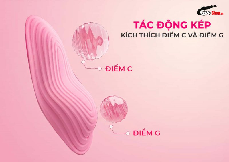 Galaku Little Pea tác động kép kích thích điểm C và điểm G