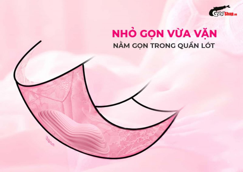 Galaku Little Pea nhỏ gọn vừa vặn khi sử dụng trong quần lót