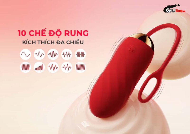 Galaku Kiya Charmed II với 10 chế độ rung mạnh mẽ đa tầng