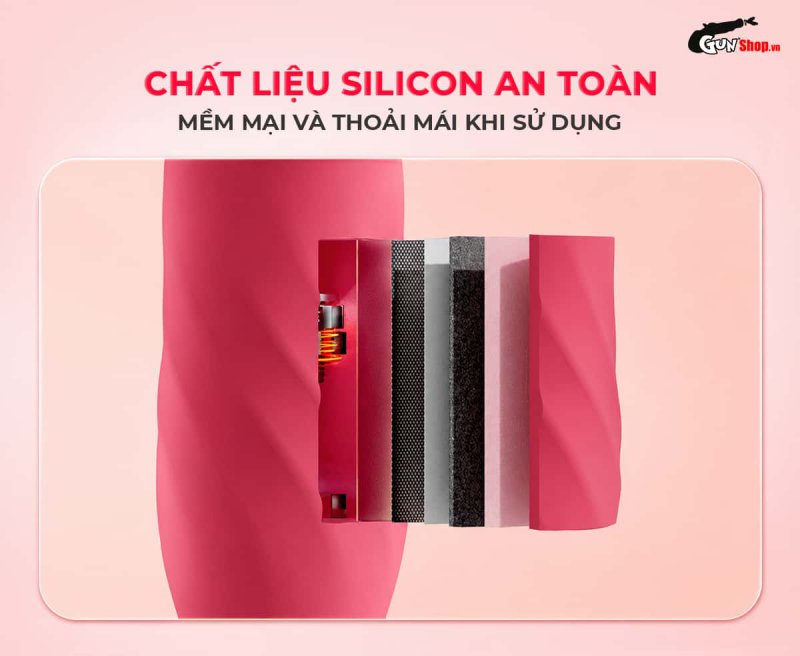 Galaku Kiya Charmed II với silicone mềm mại và thoải mái khi sử dụng