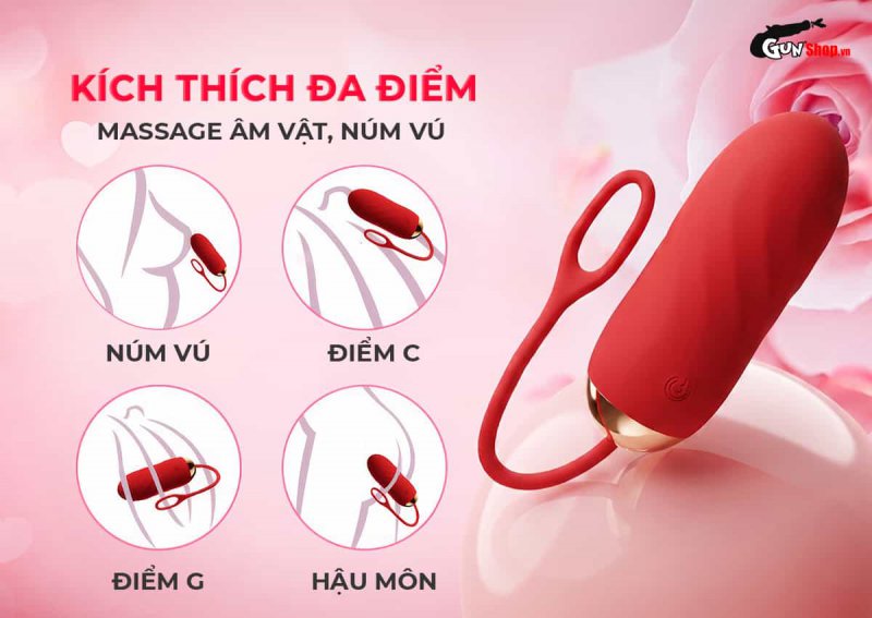 Galaku Kiya Charmed II kích thích đa điểm như điểm G, điểm C, núm vú,...