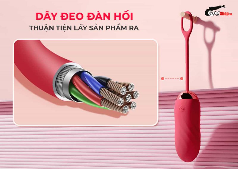 Galaku Kiya Charmed II có dây đeo silicone mềm mại hạn chế trơn trượt khi sử dụng