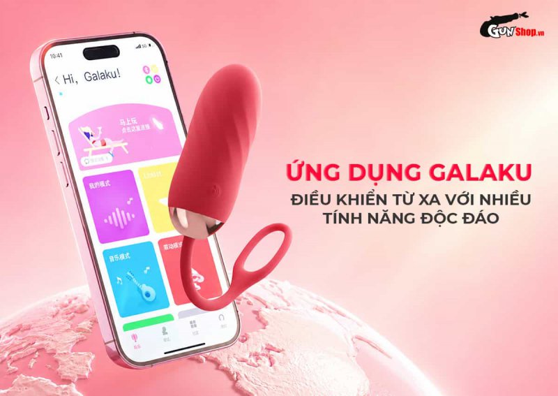 Galaku Kiya Charmed II có thể được sử dụng thông qua ứng dụng Galaku