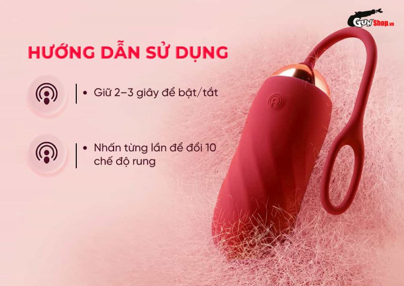Hướng dẫn cách sử dụng trứng rung Galaku Kiya Charmed II đúng cách
