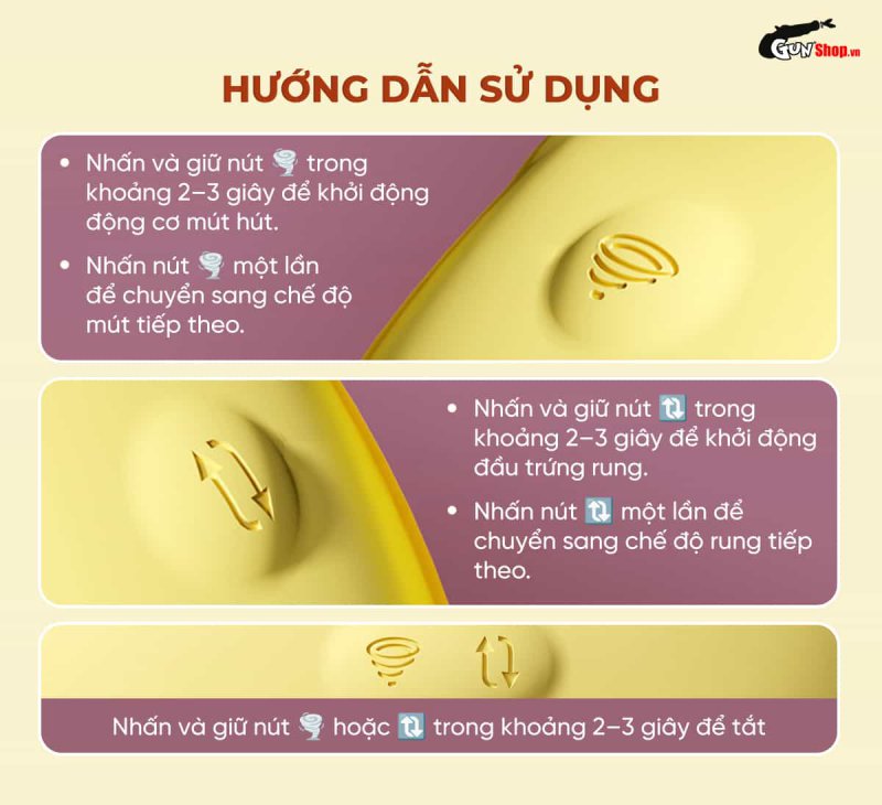 Hướng dẫn cách sử dụng trứng rung thú cưng Galaku Dinosaur x Demon đúng cách